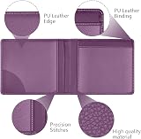 OFFCUP PU Leather Disabled Badge Holder Blue Purple Hologram Safe Wallet view 4