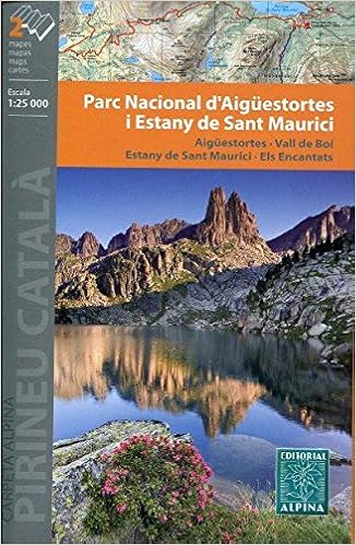 Parc Nacional D Aiguestortes I Sant Maurici Mapa Excursionista Escala 1 25 000 Alpina Editorial Amazon Es Editorial Alpina Libros