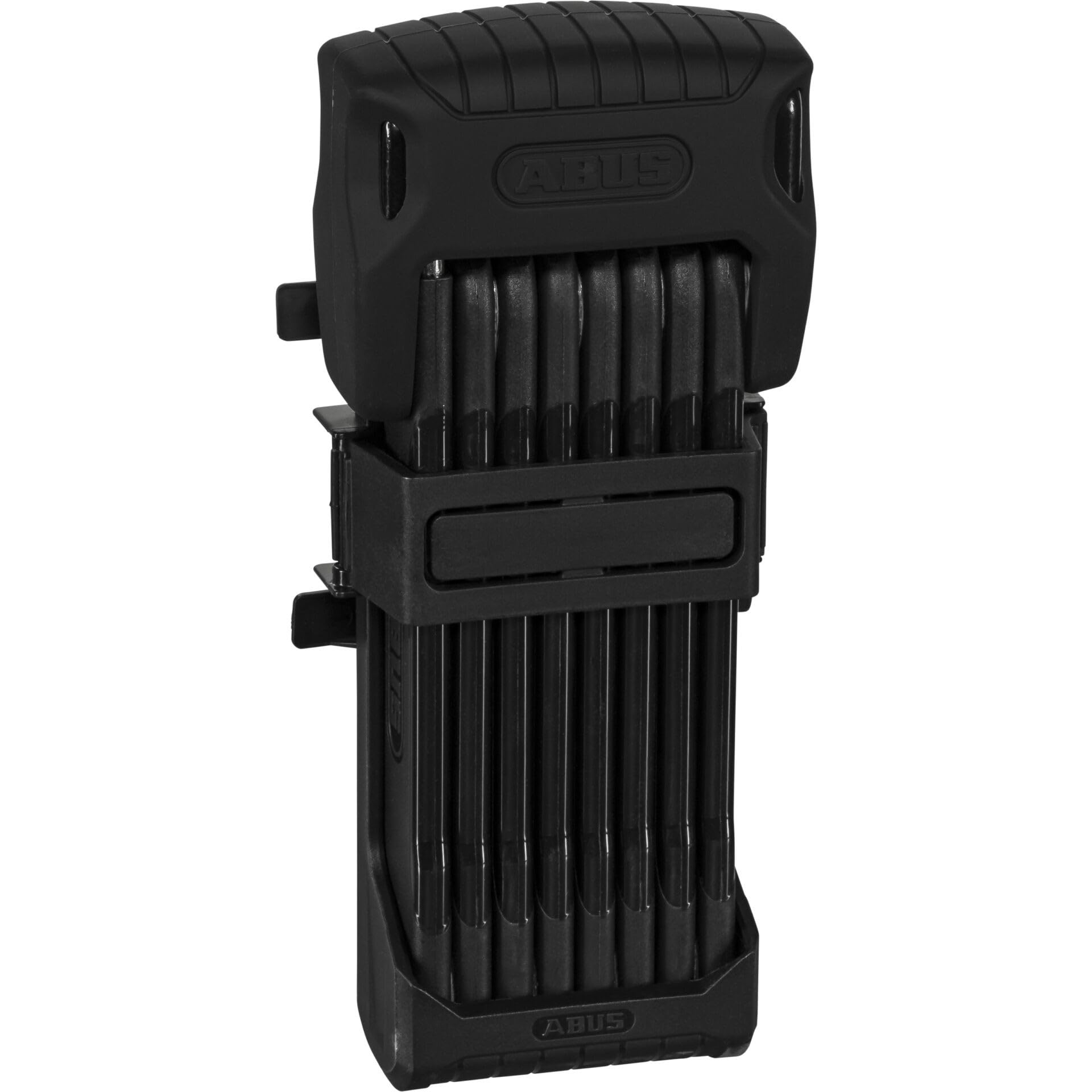 ABUS Bordo Granit 6500K folding lock with SH lock holder - Bike lock with XPlus cylinder for high tamper protection - security level 15 - Length 120 cm, black