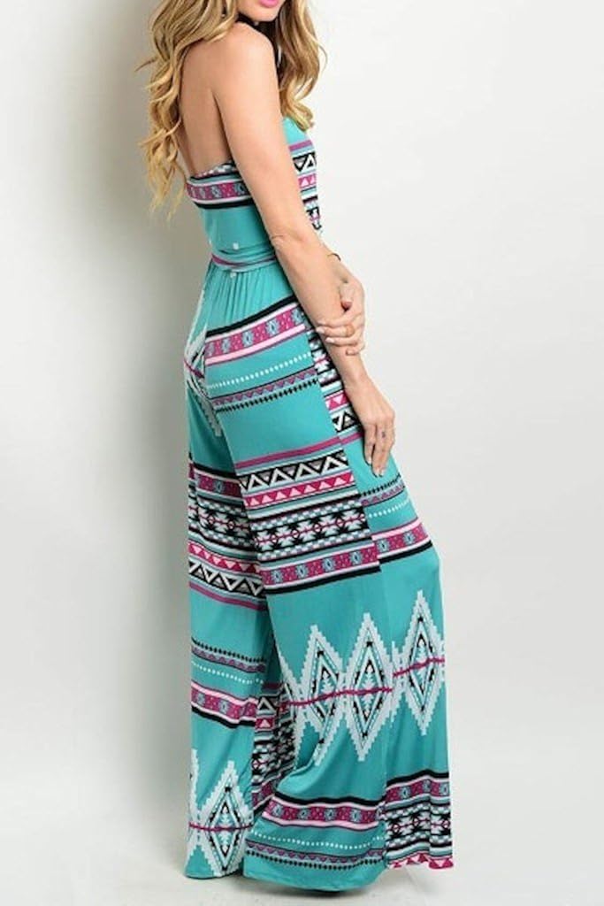 turquoise jumpsuit