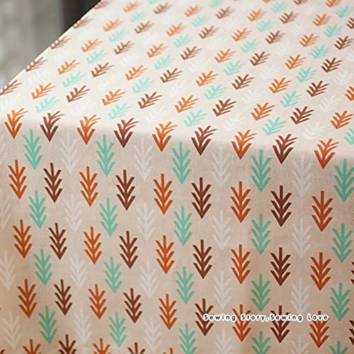 Nordic geometric patterned cotton fabric/ Japanese simple Plaid table cloth/ table/ square round table/ Gabe-F 200x140cm(79x55inch)