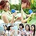 ESUMIC Portable Mini Air Conditioner Travel Handheld USB Rechargeable Cooling Fan for Summer Blue