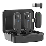 maxtopfit Wireless Lavalier Microphones for iPhone