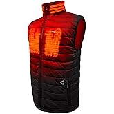 Gerbing 7V Men's Khione Battery Heated Vest 2.0 - Insulated Heat Vest for Men — 8 Hours of Heat, Includes Battery Pack
