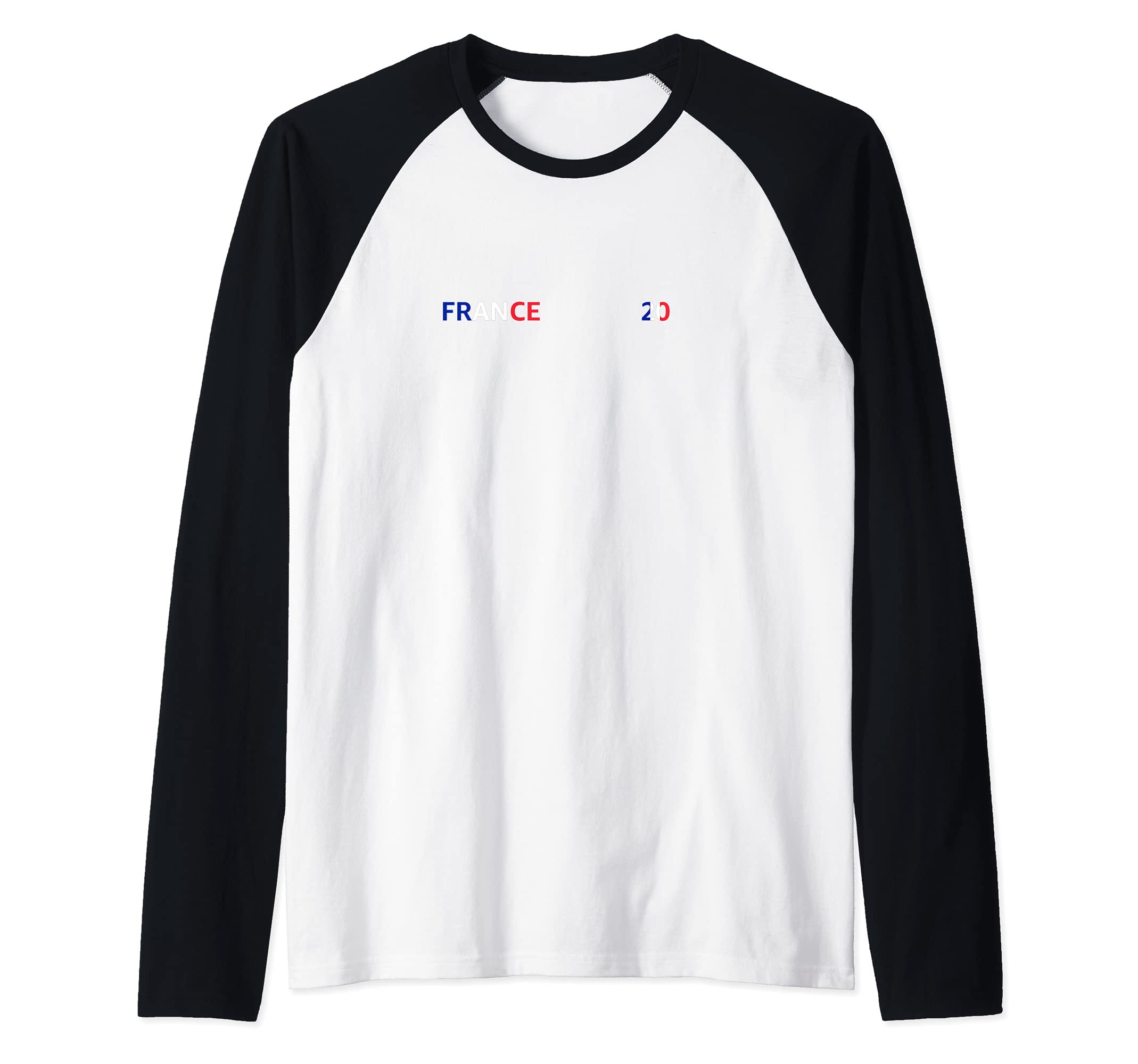 Flag France Raglan Baseball Tee