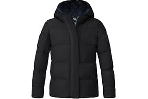 ZSHOW Girls' Lightweight Puffer Jacket Warm Hooded Winter Coat Quilted Outerwear Jacket