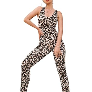 leopard jumpsuit amazon