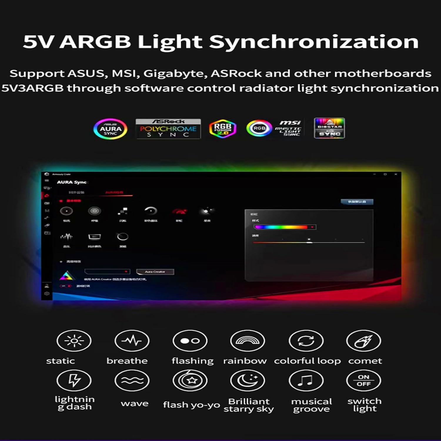 ShakingTank ARGB and PWM Fan Hub Controller，9 Ports Case Fans Hub with Controller and SATA Power Input, Magnetic backplane Splitter 5V 3PIN RGB Case Fan Hub