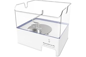 LUCKMAN Upgraded W10347093 Removable Ice Bin Replacement for Whirlpool Refrigerator Ice Maker Parts WPW10347093 Ice Bucket fit WRF736SDAM13, WRF736SDAM14, Replace W10347100, AP6020018 Ice Container Assembly