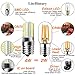 LiteHistory E17 led Bulb ETL 25W Appliance t7 led Bulb 250lm 4000K 2W Microwave Light Bulb 2Pack