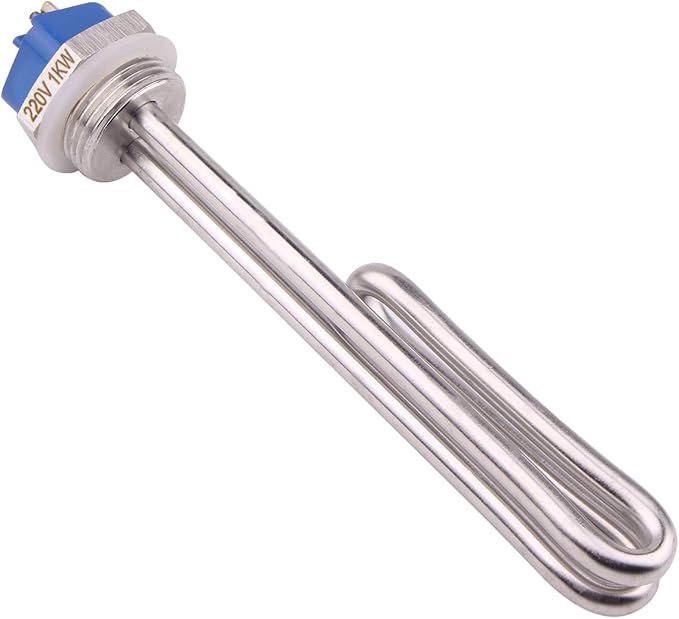 Aiicioo 220V 1KW Immersion Heater Element 1 Inch (DN25) BSP Thread