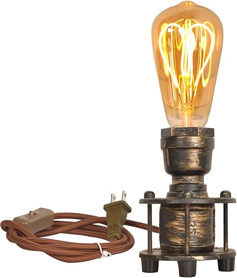 retro industrial table lamp
