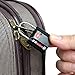 Forge Small Size TSA Approved Luggage Locks: Key Locks for Travel. Ultra Secure Dimple Key Travel Locks Alloy Body Luggage Locks. Black 8 Pack.