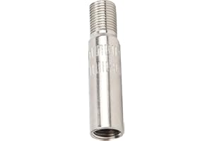Alomejor Scooter Valve Extension Adapter 9mm Extend Inflatable Air Nozzle for M365/Pro Scooter Front Wheel Motor Inflatable Air Valve (25mm)