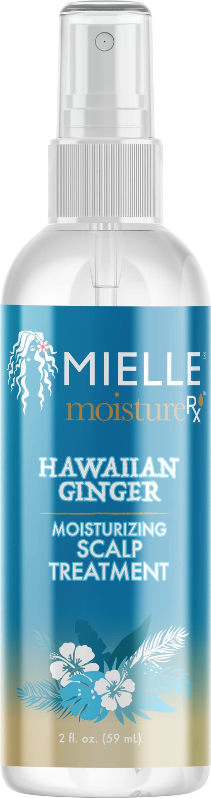 Mielle Moisture Rx Hawaiin Ginger Moisturizing Scalp Treatment 2oz, Clear