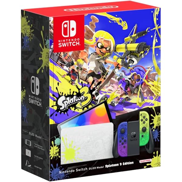 任天堂Switch　スットン Amazon.com: RWD Nintendo Switch OLED Model Splatoon 3 SpecEd