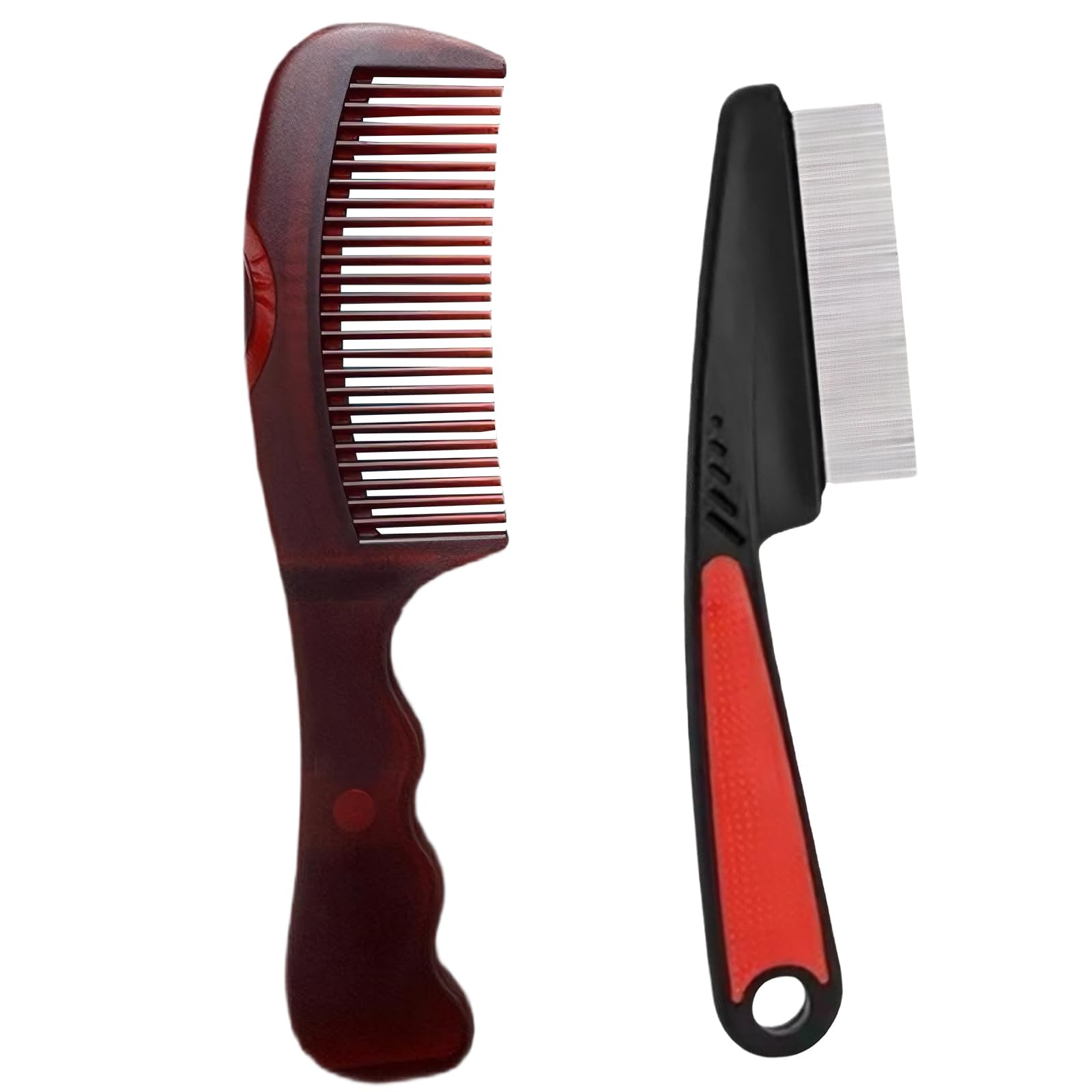 Dandruff Comb, Anti-dandruff Energy Comb and Steel Comb Fine Tooth Comb Anti-Dandruff Massage Hollow Long Hair Comb