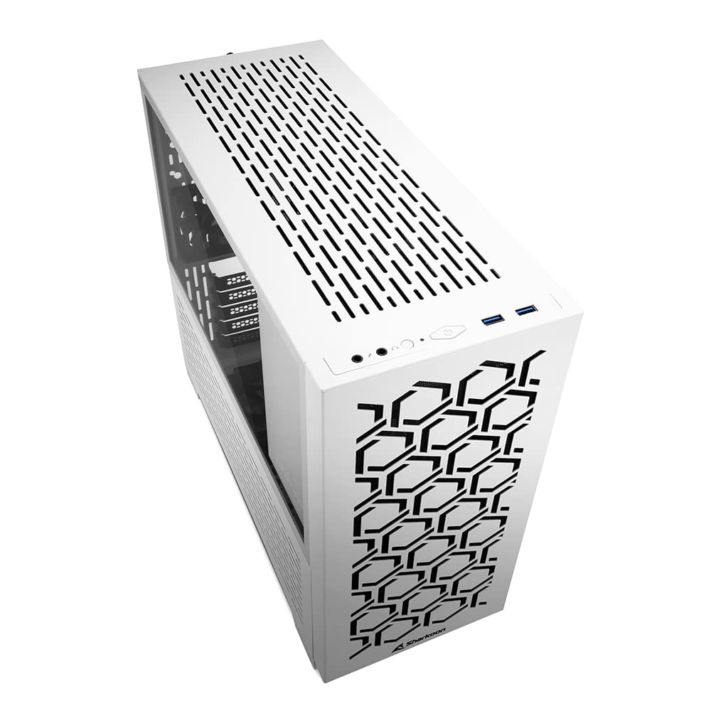 Sharkoon MS-Y1000 White, Micro-ATX PC Gehäuse 3