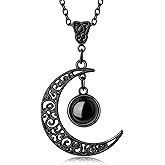 XIANNVXI Gothic Pendant Necklace Emo Goth Necklace for Women Costume Jewelry Halloween Christmas Accessories Jewelry Gift for Women Black Bead Choker