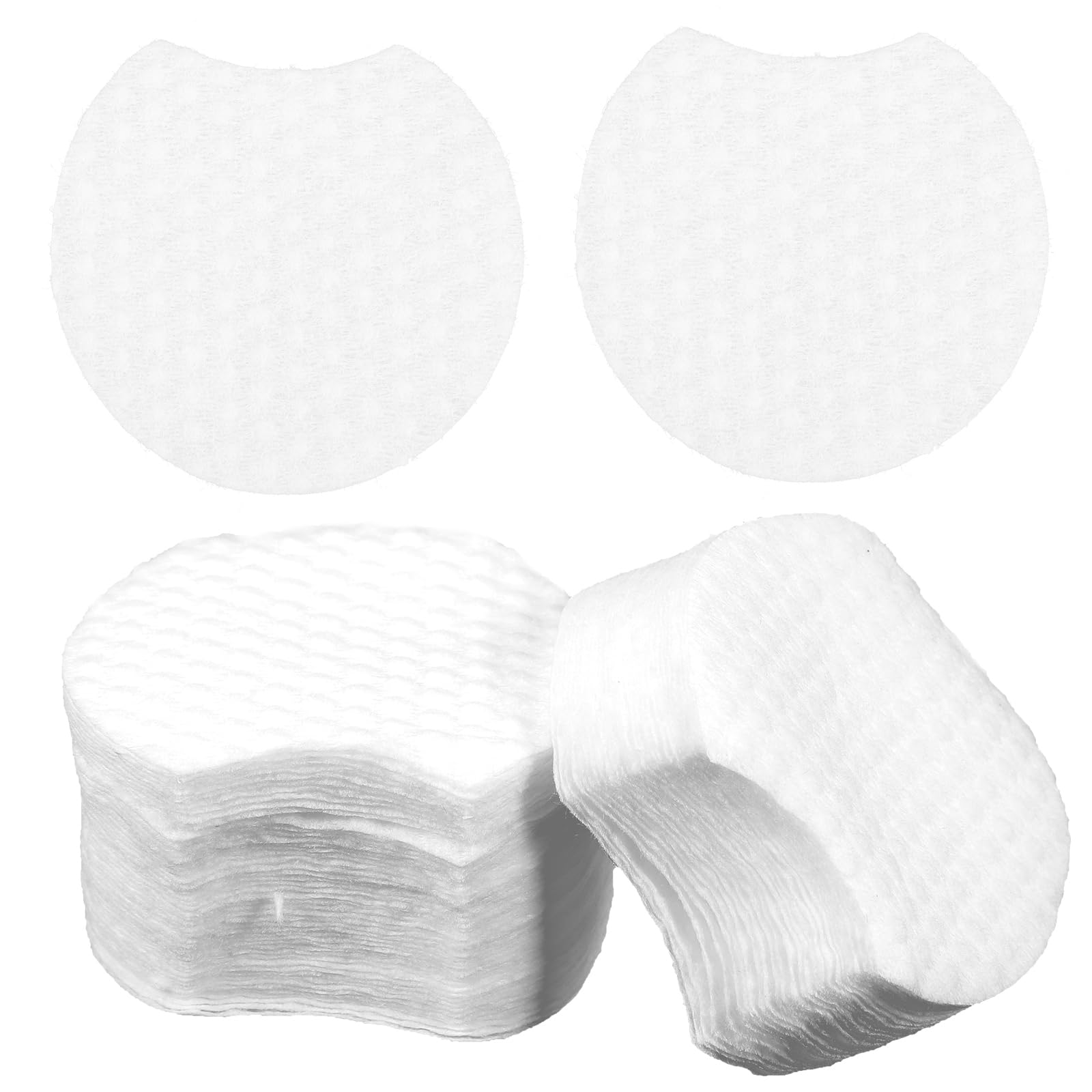 Beaupretty Thick Makeup Remover Pads 900Pcs Pearl Pattern Facial Cleansing Rounds for Daily Makeup Removal and Skin Care