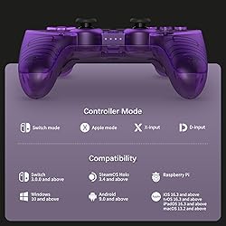 AKNES 8Bitdo Pro 2 Bluetooth Controller, Hall