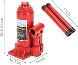 Trintion 5-Ton Hydraulic Bottle Jack Portable Heavy-Duty Car Lifter Low Chassis view 2