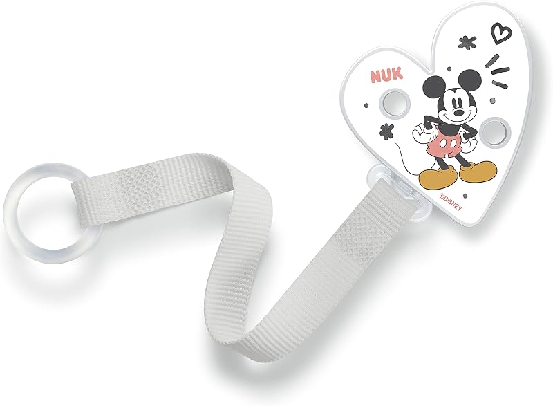 NUK Soother Band & Soother Clip Disney Mickey Mouse
