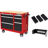 CRAFTSMAN Workbench, Tool Storage, 6-Drawers with Tray and Holder Set, 41-inch, Rolling (CMST34062RB)