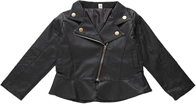 baby boy faux leather jacket