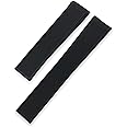 Wscebck for TAG HEUER AQUARACER 300 WAY201B Calibre 20mm 22mm Rubber Silicone Watch Strap Waterproof Bracelet Watchband (Color : Black no Buckle, Size : 22mm)