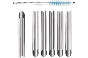 JUYEER Headphone Plug Extraction Tool - Customized Metal Tube Grip Stick Puller, Headphone Tip Removal Tool with Headphone Hole Cleaning Brush