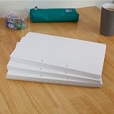 SUMMIT A4 Loose Leaf Paper 8mm Ruled 2 Holes Header Footer 500 Sheets view 5