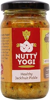 Nutty YogiHealthy Jackfruit Pickle 200 gm (7.05 OZ)