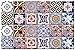 Backsplash Tile Stickers 24 PC Set Authentic Traditional Talavera Tiles Stickers Bathroom & Kitchen Tile Decals Easy to Apply Just Peel and Stick Home Decor 4x4 Inch (Bathroom Tiles S1)
