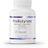 Tesseract ProButyrate Butyric Acid Complex, 600mg, 60 Capsules | Sustained Release, Gut Health &amp; Microbiome Support, Advanced Absorption, Hypoallergenic, Gluten Free, Vegetarian