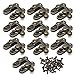 10pcs Antique Curved Buckle Horn Lock Clasp Hook,LIYUDL Jewelry Trinket Wooden Box Hasp Clasps Latch Hook Dark Bronze