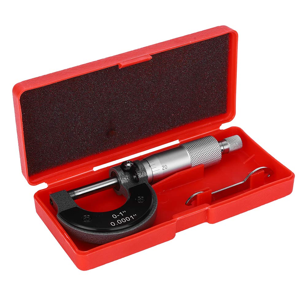 Outside Micrometer, 0.0001in High Accuracy Carbon Steel British System