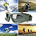 Viriber Motorcycle Goggles Bike Goggles UV Protective Outdoor Glasses Dust-proof Protective Combat Goggles Military Sunglasses Outdoor Tactical Goggles