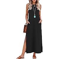 grecerelle women's casual loose pocket long dress GRECERELLE Women Summer Crew Neck Casual Short Sleeve Long Maxi Dress with Pockets, Boho Khaki, S at Amazon Women's Clothing store