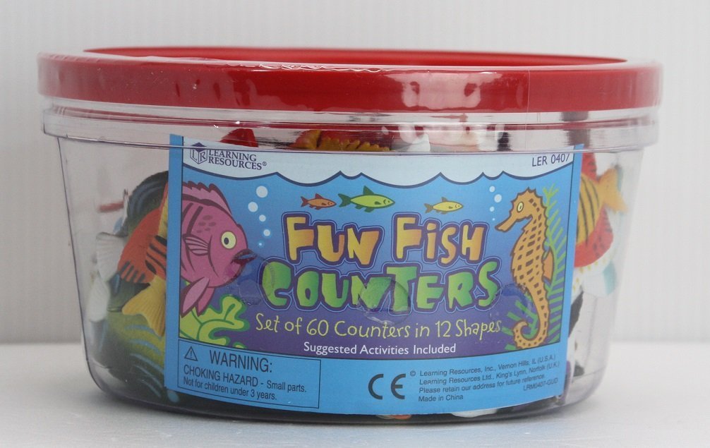 Learning Resources Fun Fish Counters Set of 60