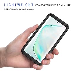 Lanhiem Galaxy Note 10 Case, Built-in Screen