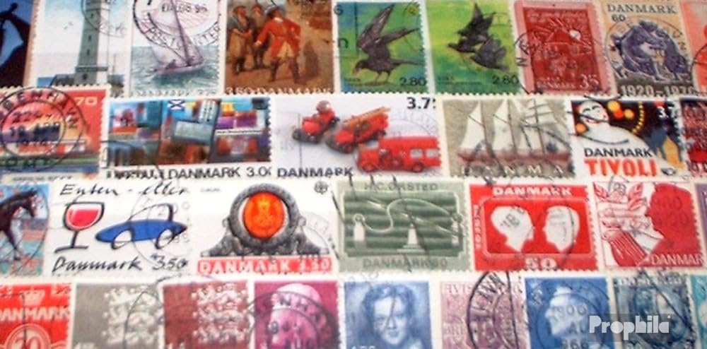 Prophila Collection Denmark 300 various stamps (Stamps for collectors)