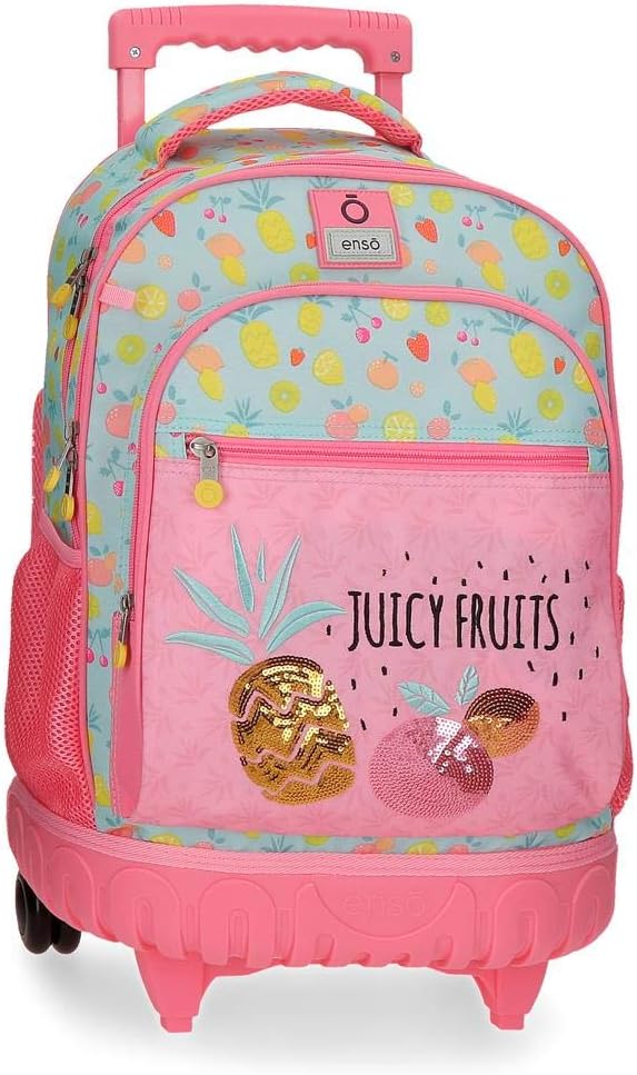 pineapple rolling backpack