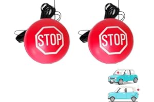 2PCS Garage Tennis Ball Parking Aid Kit,Anti-Collision Adjustable Hanging Garage Parking Aids for Cars with 13ft Rope,Univers