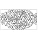 Leegor Fun Adult Coloring Book Stress Relief Coloring Book Mandalas Animals Designs Help Relax And Inspire Great Gift (B)