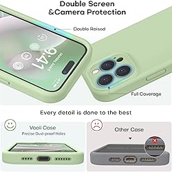 Vooii Compatible with iPhone 15 Pro Case, Upgrade