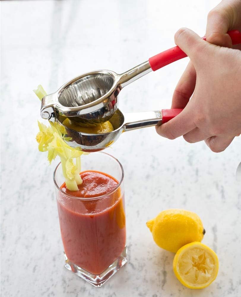 Top Rated Bellemain Premium Quality Stainless Steel Lemon Squeezer with Silicone Handles: Kitchen & Dining