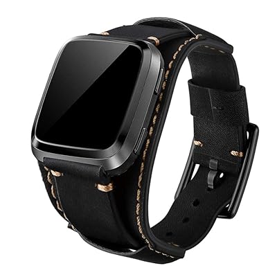 Leather Band Amazone Bracelet Fitbit Versa Leotop Genuine Leather