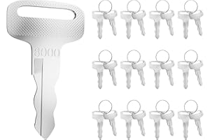 Panglong Golf Cart Replacment Ignition Keys, Suitable for Yamaha G&E G14,G16,G19,G22,G29 Drive, Replace OEM JU2-H2511-00/8000 Replacement Key (Pack of 25)