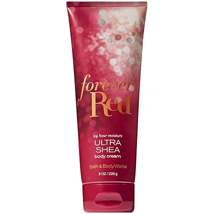 Bath And Body Works Forever Red Ultra Shea Body Cream 8 Ounce 2018 Limited Edition